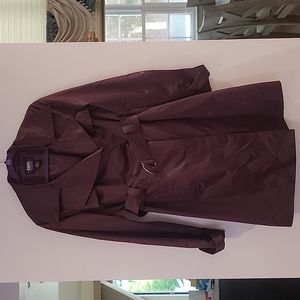 B.Moss Fully Lined Trench Jacket Sz M